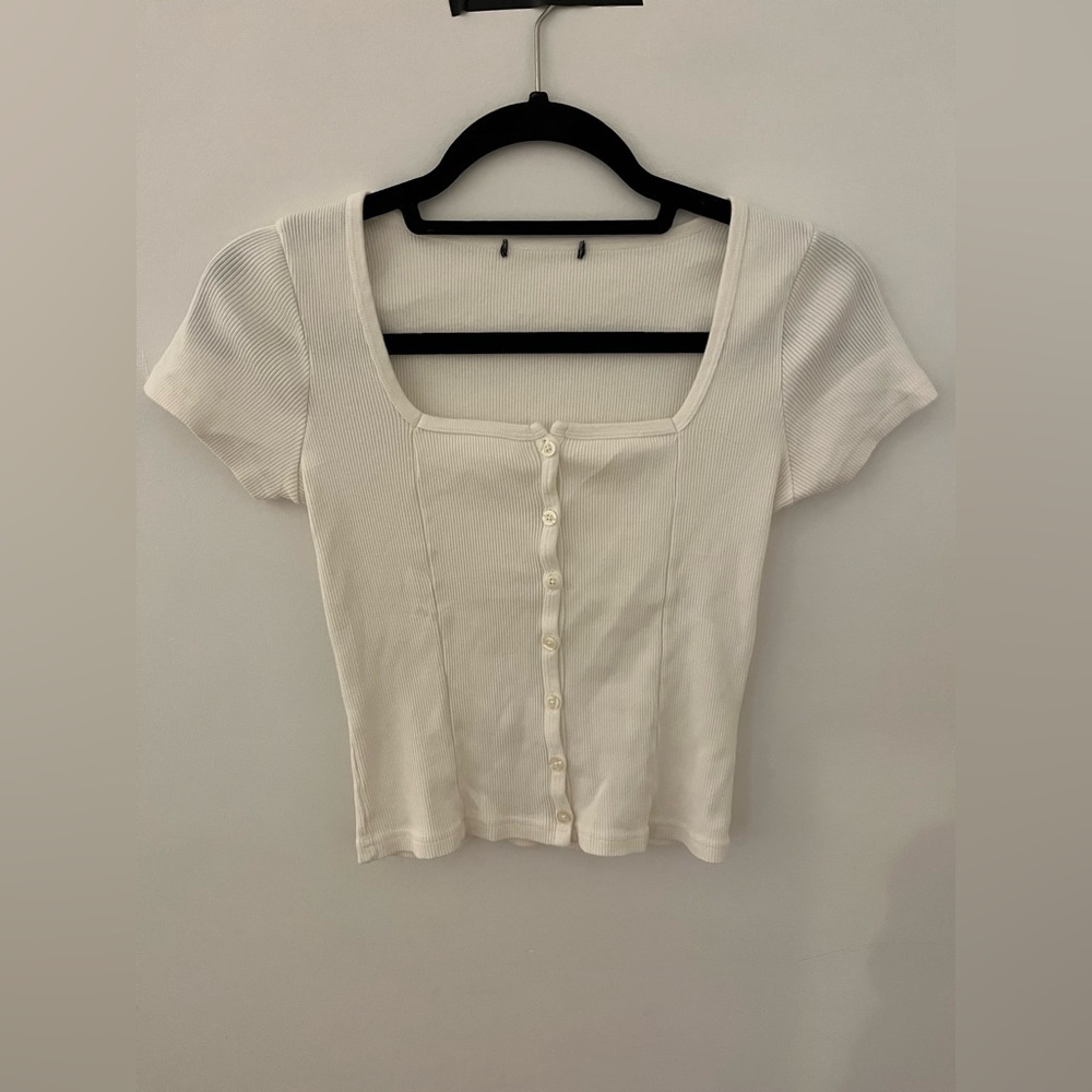Brandy Melville white top.